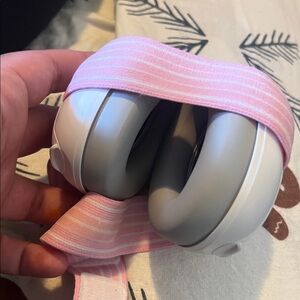 Alpine Pink and Gray Over-Ear Headphones